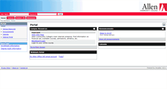 Desktop Screenshot of my.allencc.edu